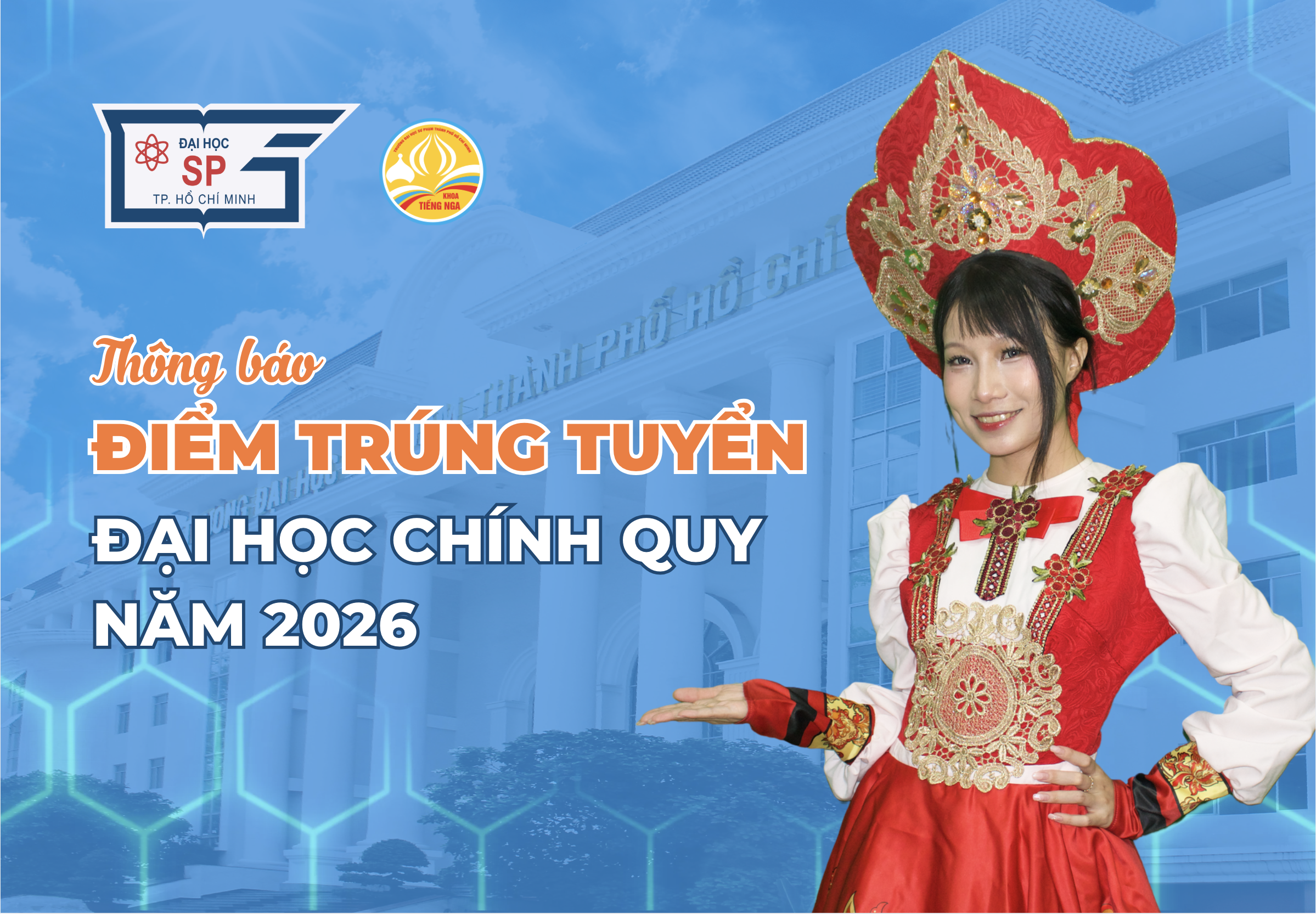Thông báo điểm trúng tuyển đại học chính quy năm 2026